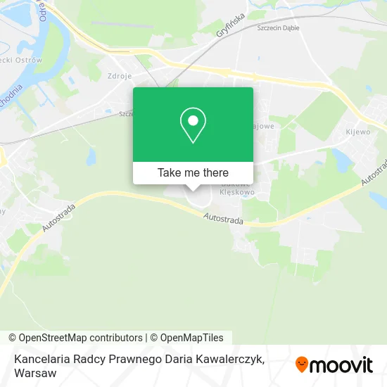 Карта Kancelaria Radcy Prawnego Daria Kawalerczyk