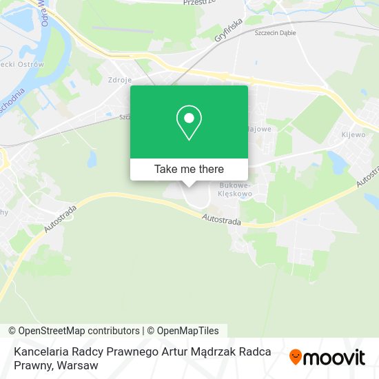 Kancelaria Radcy Prawnego Artur Mądrzak Radca Prawny map