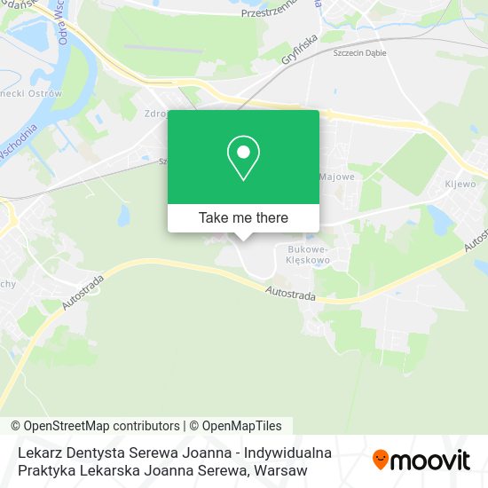 Lekarz Dentysta Serewa Joanna - Indywidualna Praktyka Lekarska Joanna Serewa map