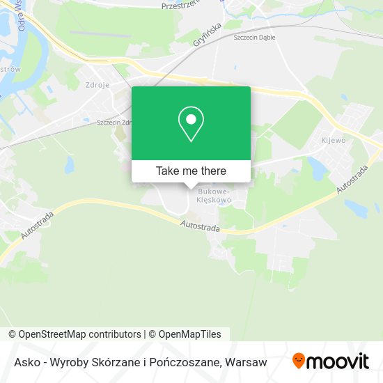 Asko - Wyroby Skórzane i Pończoszane map