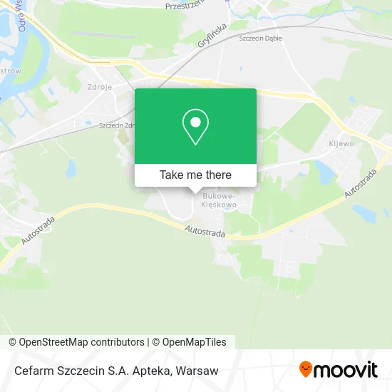 Карта Cefarm Szczecin S.A. Apteka