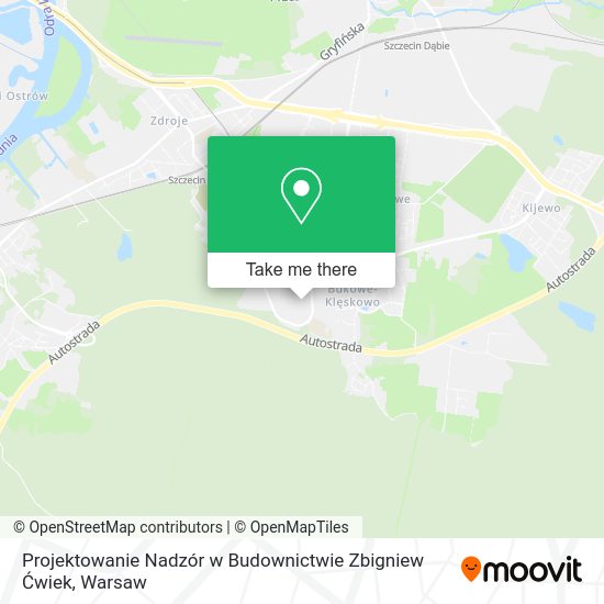 Projektowanie Nadzór w Budownictwie Zbigniew Ćwiek map