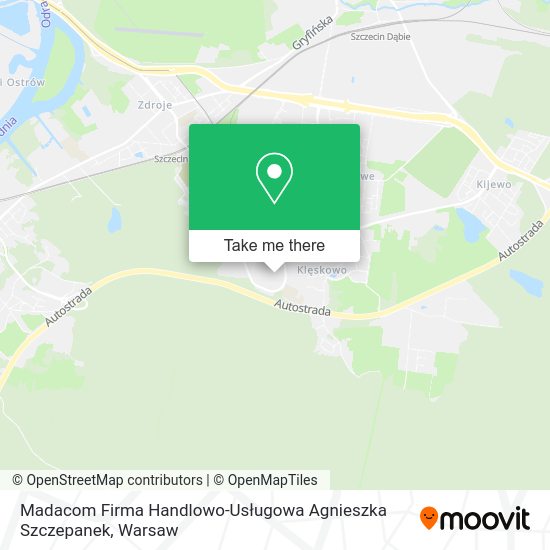 Madacom Firma Handlowo-Usługowa Agnieszka Szczepanek map