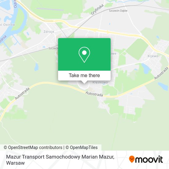 Mazur Transport Samochodowy Marian Mazur map