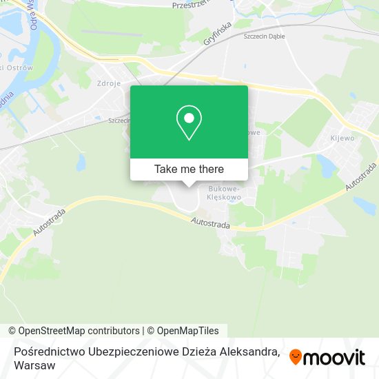 Pośrednictwo Ubezpieczeniowe Dzieża Aleksandra map