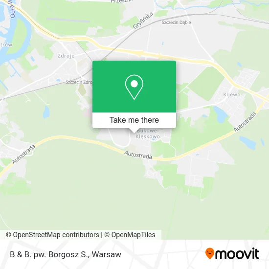 Карта B & B. pw. Borgosz S.