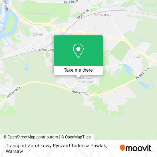 Transport Zarobkowy Ryszard Tadeusz Pawlak map