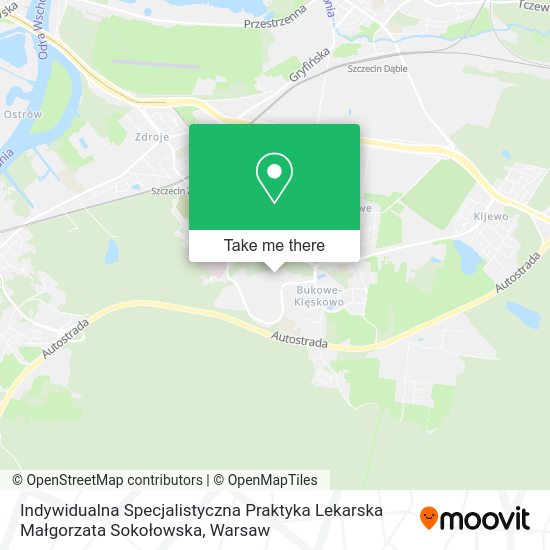 Indywidualna Specjalistyczna Praktyka Lekarska Małgorzata Sokołowska map