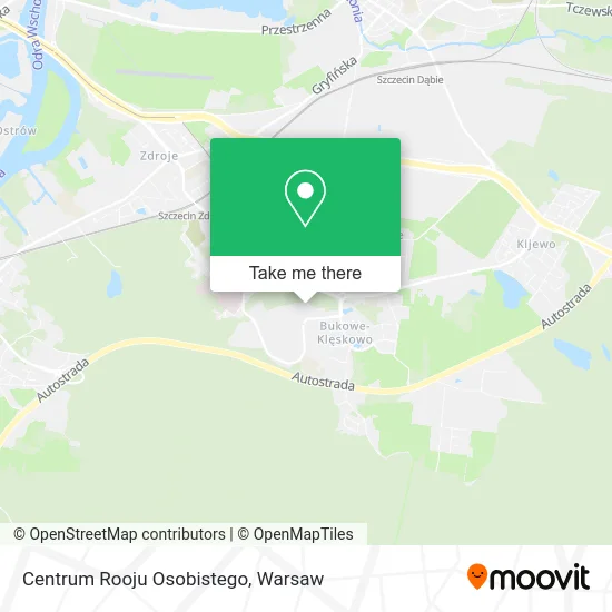Centrum Rooju Osobistego map