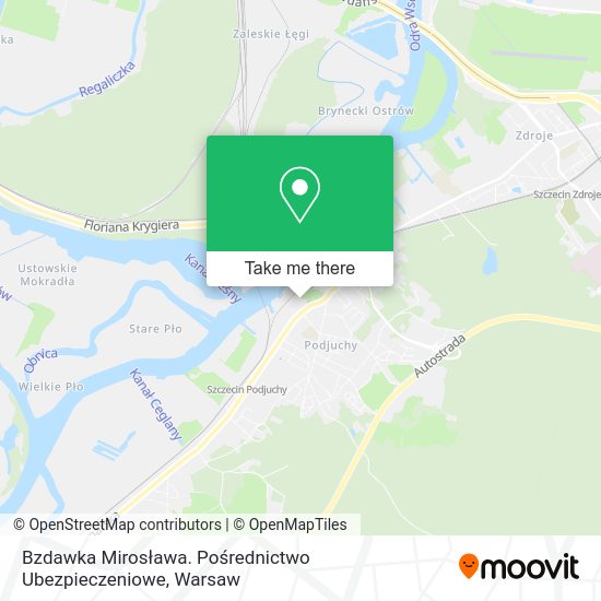 Bzdawka Mirosława. Pośrednictwo Ubezpieczeniowe map