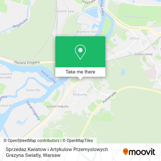 Sprzedaz Kwiatow i Artykulow Przemyslowych Grazyna Swiatly map