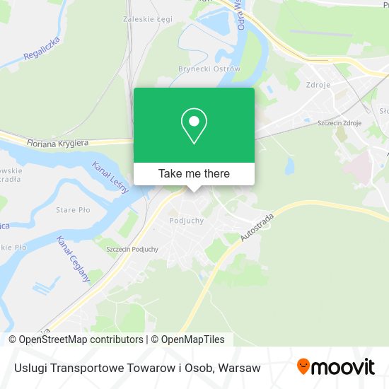 Uslugi Transportowe Towarow i Osob map