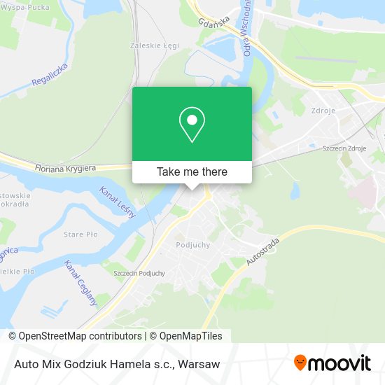 Auto Mix Godziuk Hamela s.c. map