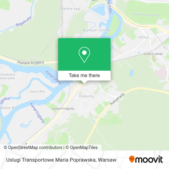 Карта Uslugi Transportowe Maria Poprawska