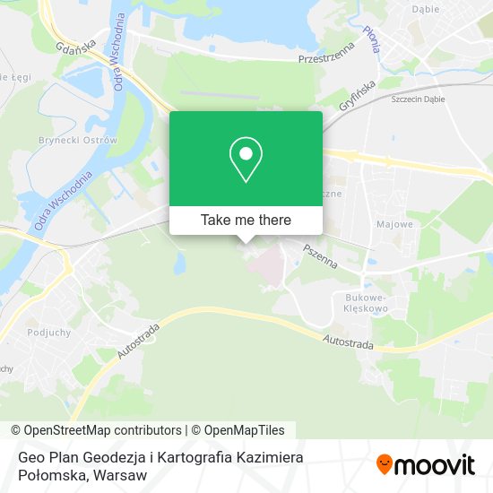 Geo Plan Geodezja i Kartografia Kazimiera Połomska map