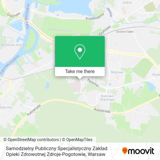 Samodzielny Publiczny Specjalistyczny Zakład Opieki Zdrowotnej Zdroje-Pogotowie map