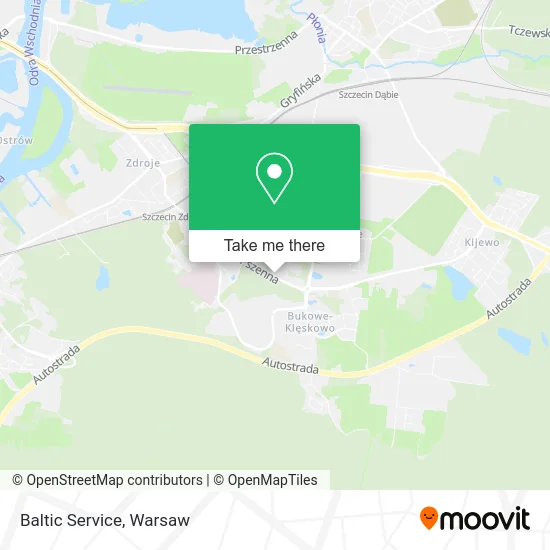 Карта Baltic Service