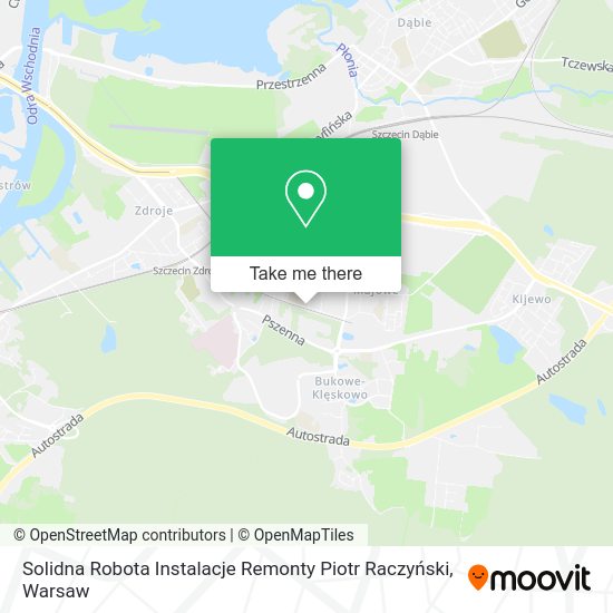 Solidna Robota Instalacje Remonty Piotr Raczyński map