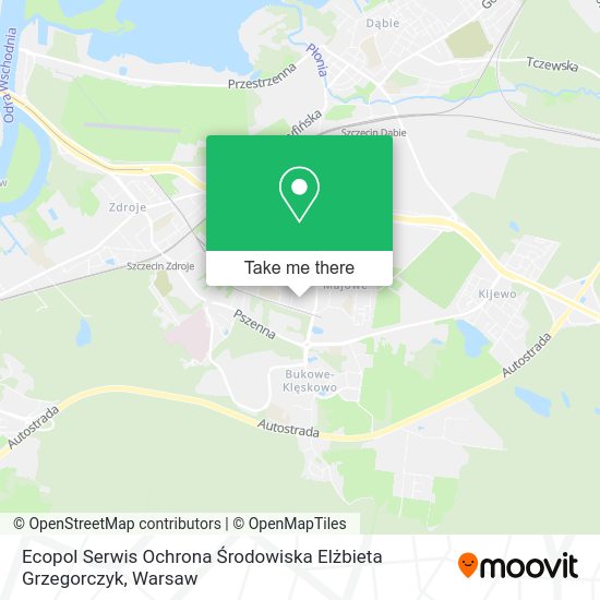 Ecopol Serwis Ochrona Środowiska Elżbieta Grzegorczyk map