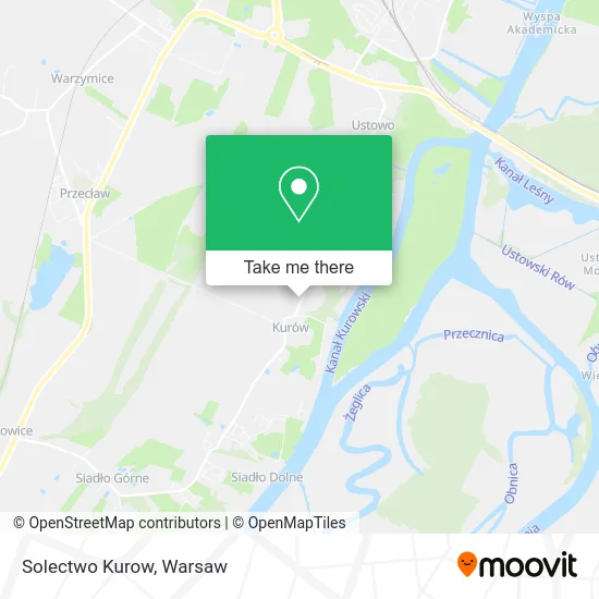 Карта Solectwo Kurow