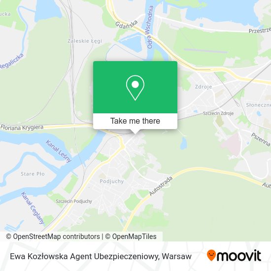 Ewa Kozłowska Agent Ubezpieczeniowy map