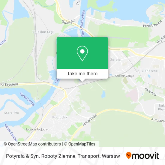 Карта Potyrała & Syn. Roboty Ziemne, Transport