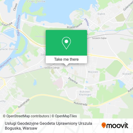 Usługi Geodezyjne Geodeta Uprawniony Urszula Boguska map