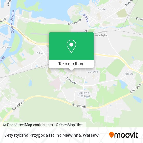 Artystyczna Przygoda Halina Niewinna map