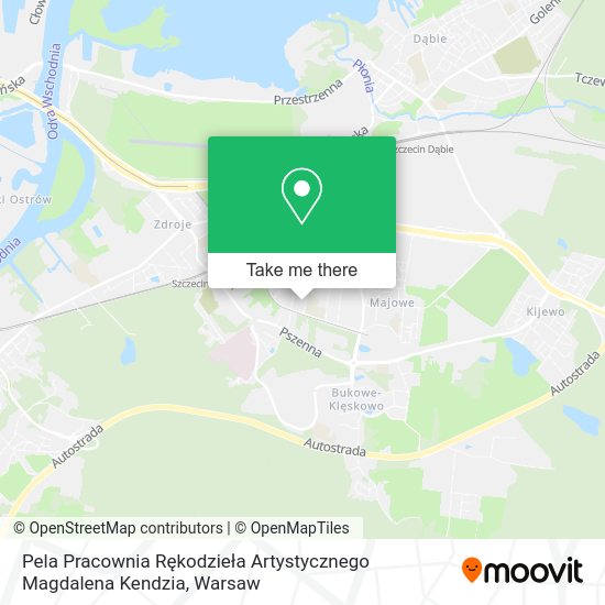 Pela Pracownia Rękodzieła Artystycznego Magdalena Kendzia map