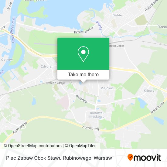 Plac Zabaw Obok Stawu Rubinowego map