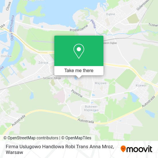 Firma Uslugowo Handlowa Robi Trans Anna Mroz map