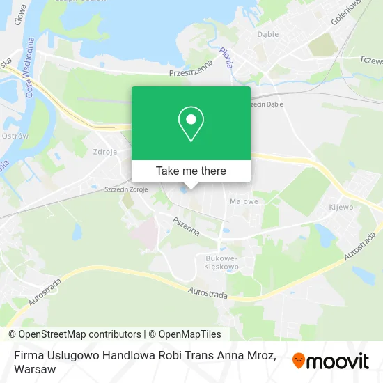 Карта Firma Uslugowo Handlowa Robi Trans Anna Mroz