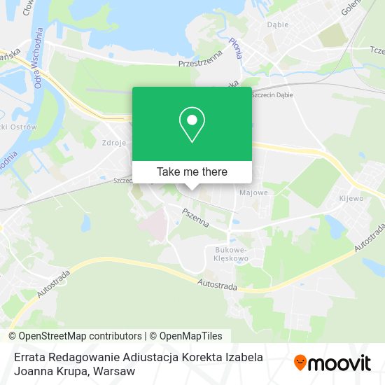 Errata Redagowanie Adiustacja Korekta Izabela Joanna Krupa map