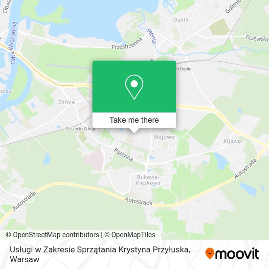 Usługi w Zakresie Sprzątania Krystyna Przyłuska map