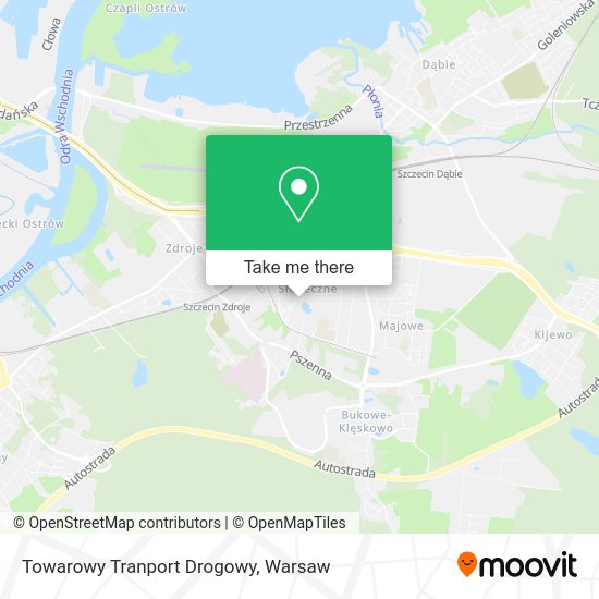 Towarowy Tranport Drogowy map