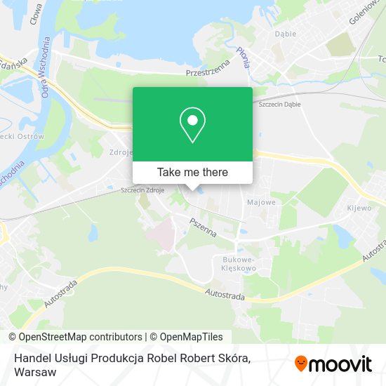 Handel Usługi Produkcja Robel Robert Skóra map