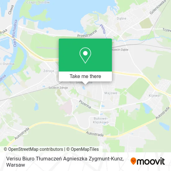 Карта Verisu Biuro Tłumaczeń Agnieszka Zygmunt-Kunz