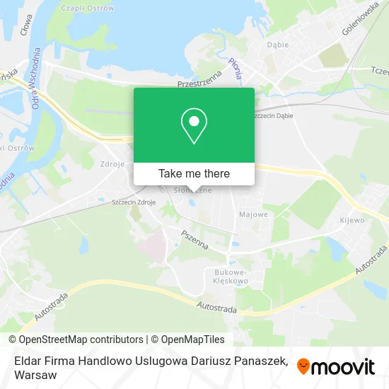 Карта Eldar Firma Handlowo Uslugowa Dariusz Panaszek