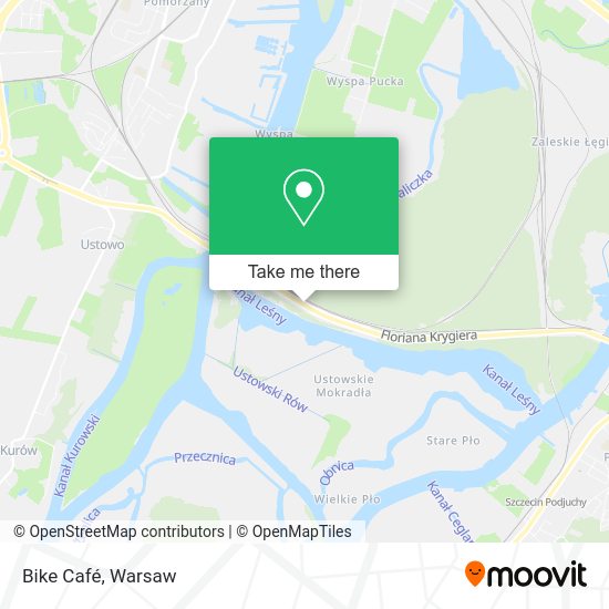 Bike Café map