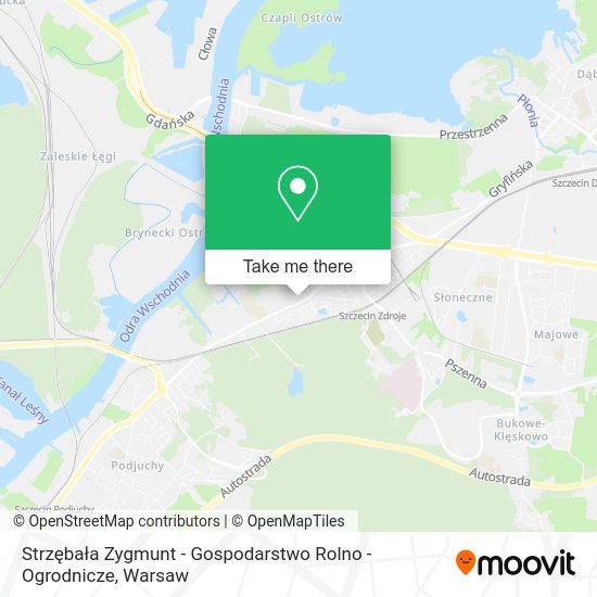 Strzębała Zygmunt - Gospodarstwo Rolno - Ogrodnicze map