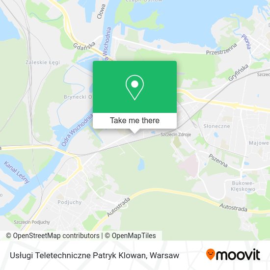 Usługi Teletechniczne Patryk Klowan map