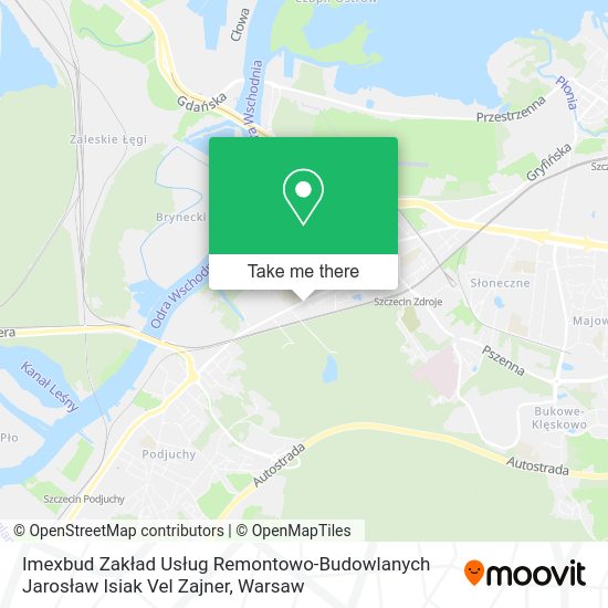 Imexbud Zakład Usług Remontowo-Budowlanych Jarosław Isiak Vel Zajner map