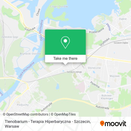 Tlenobarium - Terapia Hiperbaryczna - Szczecin map