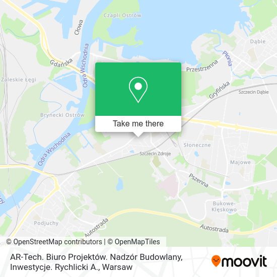 Карта AR-Tech. Biuro Projektów. Nadzór Budowlany, Inwestycje. Rychlicki A.