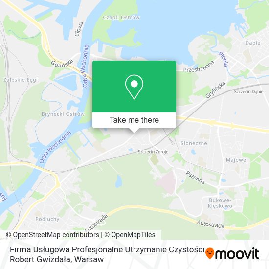 Firma Usługowa Profesjonalne Utrzymanie Czystości Robert Gwizdała map