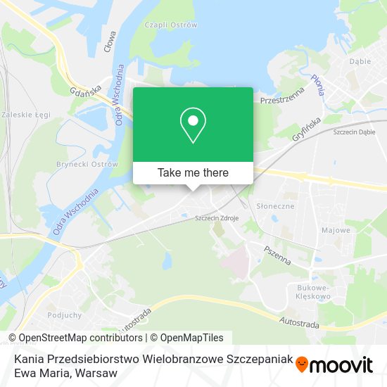 Kania Przedsiebiorstwo Wielobranzowe Szczepaniak Ewa Maria map