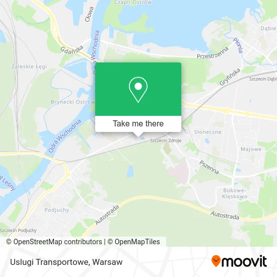 Карта Uslugi Transportowe
