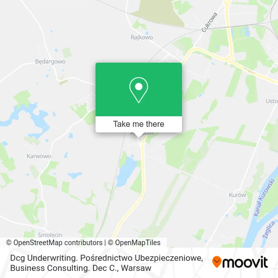 Карта Dcg Underwriting. Pośrednictwo Ubezpieczeniowe, Business Consulting. Dec C.