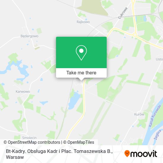 Bt-Kadry. Obsługa Kadr i Płac. Tomaszewska B. map