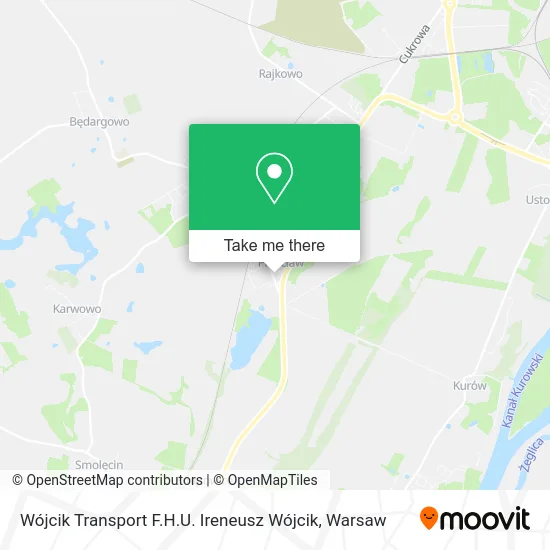 Карта Wójcik Transport F.H.U. Ireneusz Wójcik